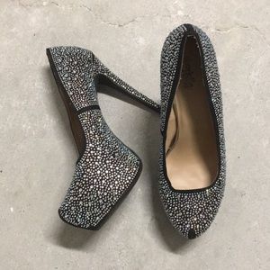 Charlotte Russe Rhinestoned Heels